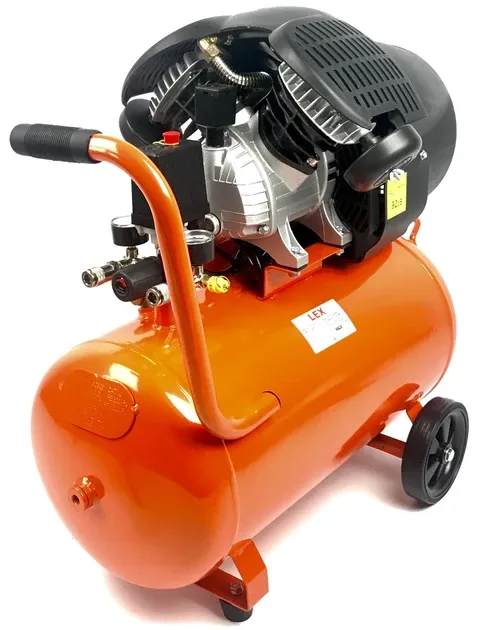Компресор LEX LXC50V 50 л – ідеальний для автомайстерні: 430 л/хв, гарантія 12 місяців Івано-Франківськ - фото 2