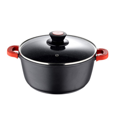 Каструля Bergner Chroma, з кришкою 28 см, 6 л (BG-30116-BK) Вінниця - фото 2