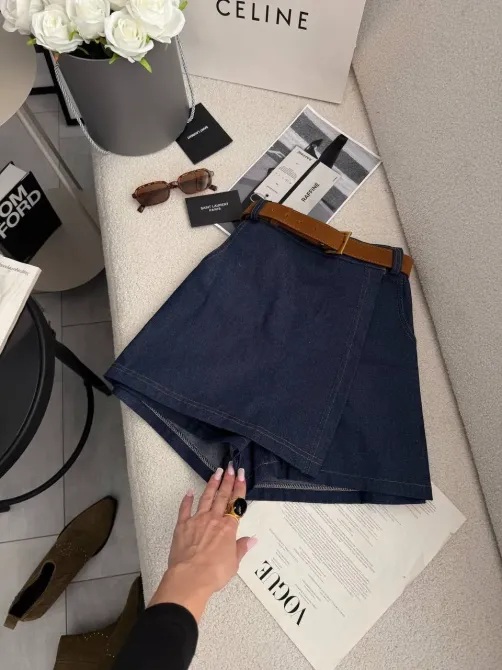 Жіноча джинсова шорти-спідниця літня Одеса - фото 12