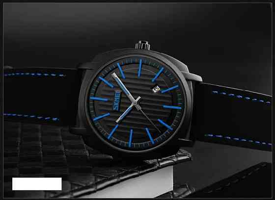 Мужские часы Skmei 9169 Kowboy (Черный с синим) Киев