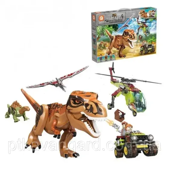 Конструктор динозаври погоня за Тиранозавром 319 деталей Парк Юрського періоду Хмельницький