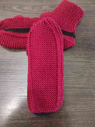 Тапочки-носки теплые вязаные (ручная работа)  топ Киев