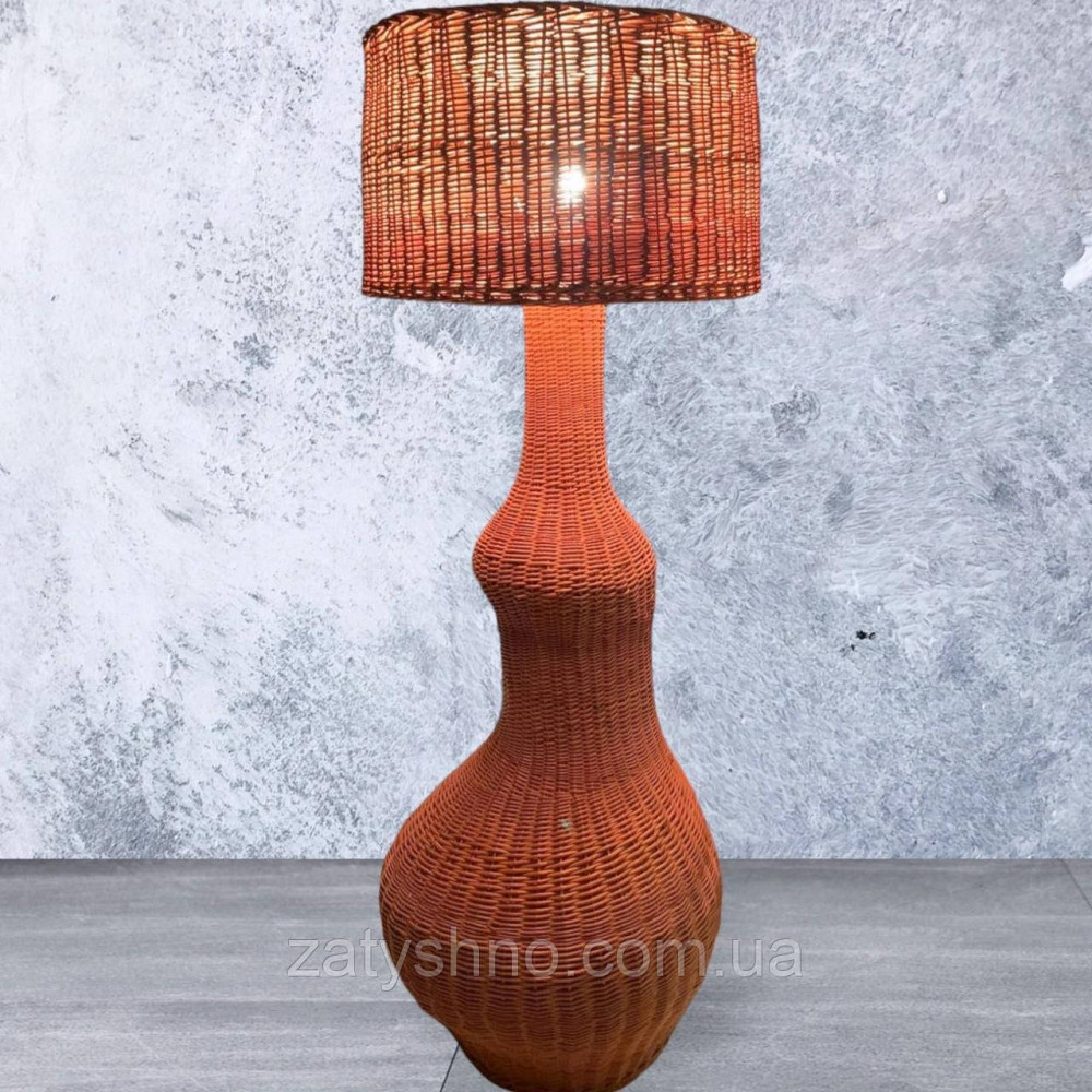 Торшер плетеный из лози большой Киев - изображение 1