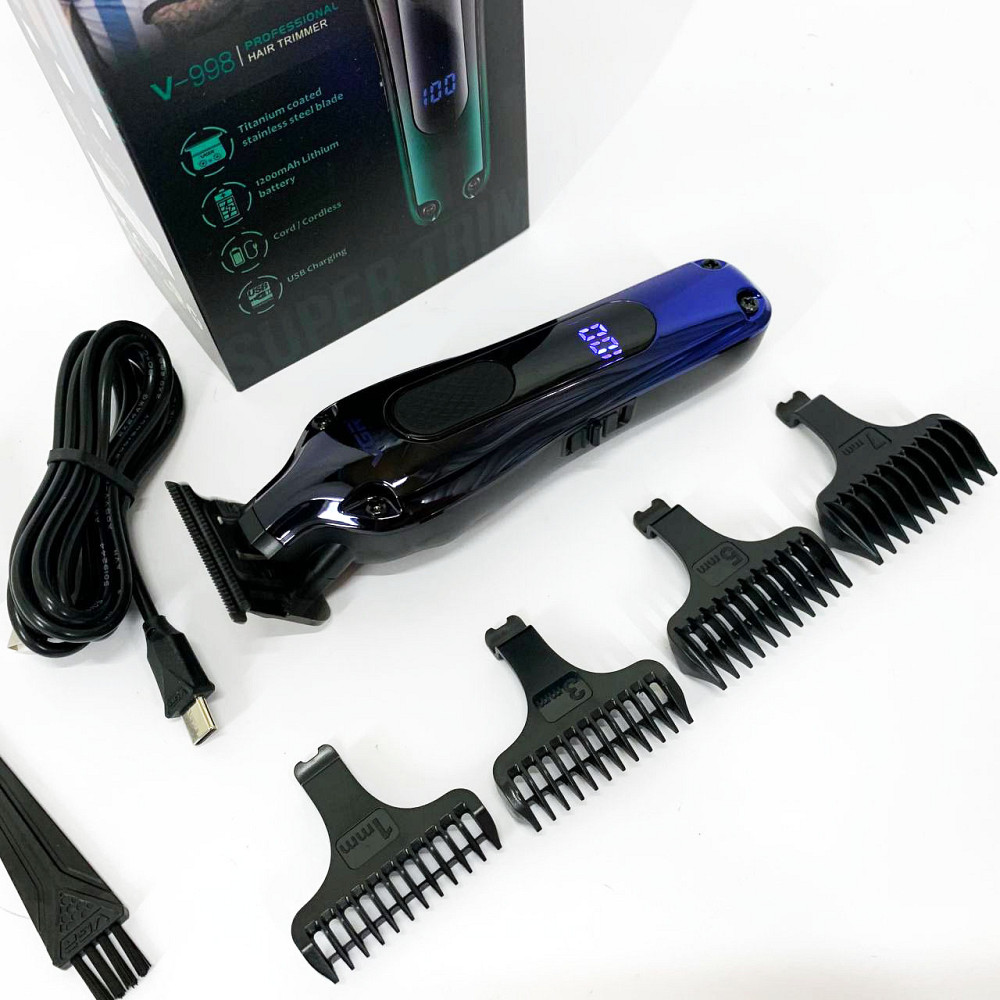 Бездротовий тример для стрижки та гоління, Машинка-тример 3 в 1 для стрижки волосся CW-34 Івано-Франківськ - фото 7