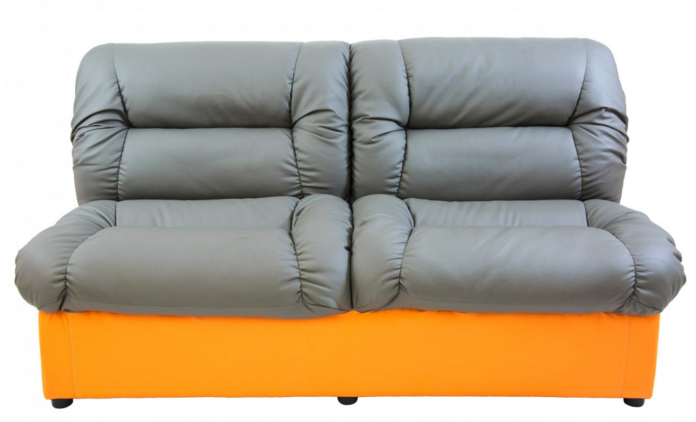 Диван Flay Vizit двойка 870х1650х850 Серо-желтый Киев - изображение 3