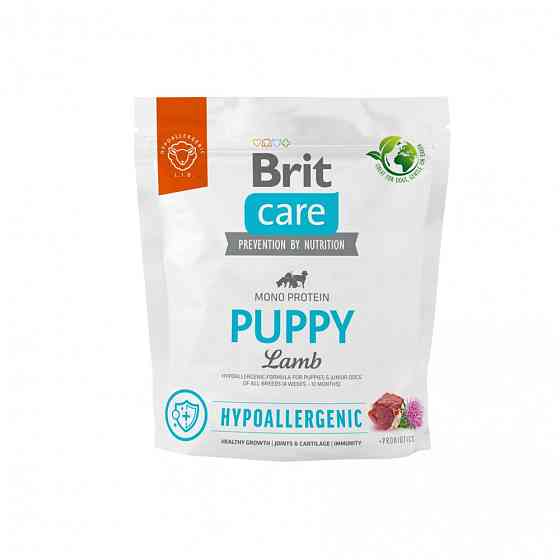 Сухой корм Brit Care Dog Hypoallergenic Puppy для щенков, гипоаллергенный с ягненком, 1 кг Винница