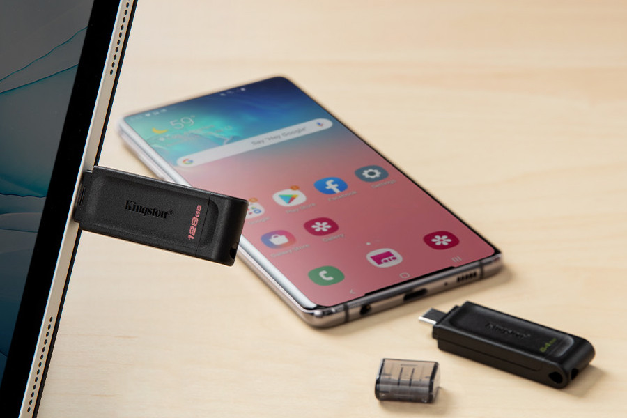 Флеш-пам'ять USB Type-C Kingston DataTraveler 70 DT70/128GB (128GB, Type-C) Николаев - изображение 5