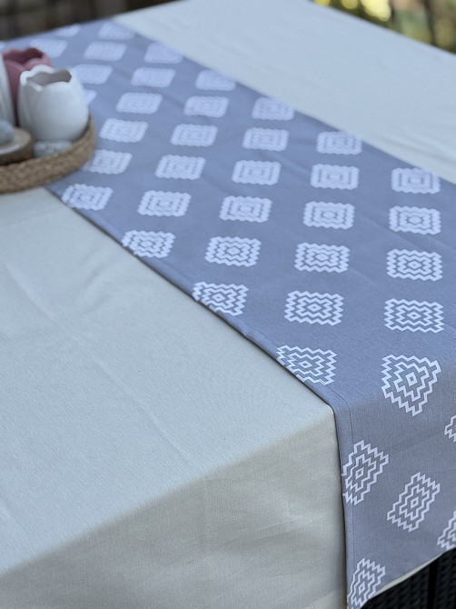 Ecotton Ранер доріжка Ecotton DUCK 45x170 см для обіднього столу водовідштовхувальна сірого кол Коломия - фото 3