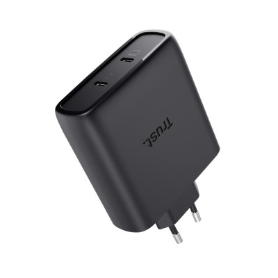 Зарядное устройство Trust 2xUSB-C 100W GaN PD/PPS black (25527_TRUST) Винница - изображение 3