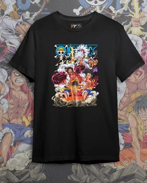 Футболка для подростка мальчика с принтом Ван Пис All Gear Размер 160 Anime10018 Днепр - изображение 1