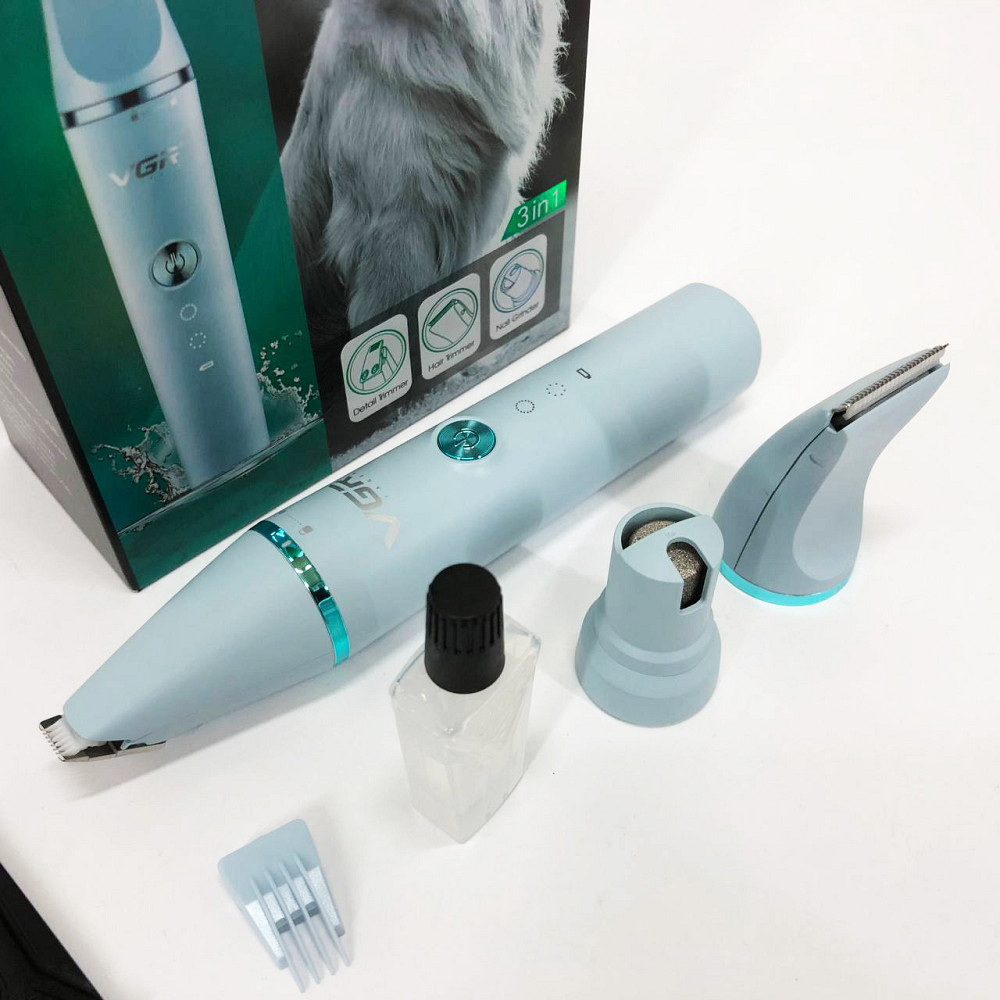 Машинка для стрижки тварин собак і кішок, Набір машинки для стрижки для собак Машинка тример кішок BZ-68 Львів - фото 5