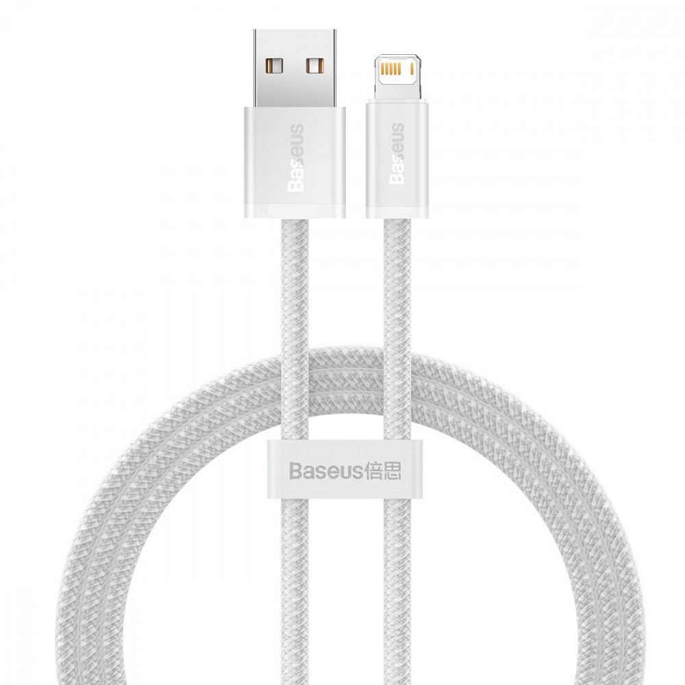 Кабель Baseus Dynamic Series Fast Charging Lightning 2.4A 1м білий Львів - фото 1