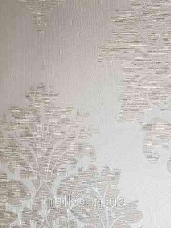 Текстильні шпалери на флізеліновій основі Da capo RaschTextil 085852 вензелі завитки великі бежеві на Київ