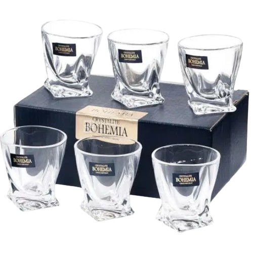 Набір чарок Quadro 55мл 6шт BOHEMIA Житомир - фото 2