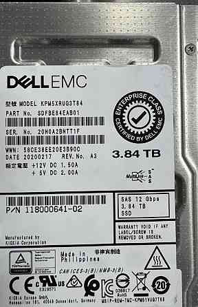 Ssd SAS накопичувач 3.84tb  kioxia enterprise class. Харків
