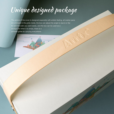 Художественный маркер Arrtx Спиртовые Alp ASM-0290B 90 цветов (LC302475) Винница - изображение 10