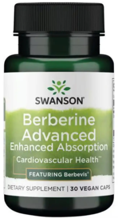 Берберін Swanson Berberine Advanced Enhanced Absorption 30 капс Київ
