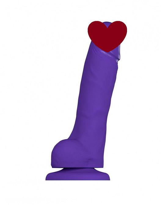 Реалистичный фаллоимитатор Strap-On-Me SOFT REALISTIC DILDO Violet - Size L Sex Aura Киев - изображение 1
