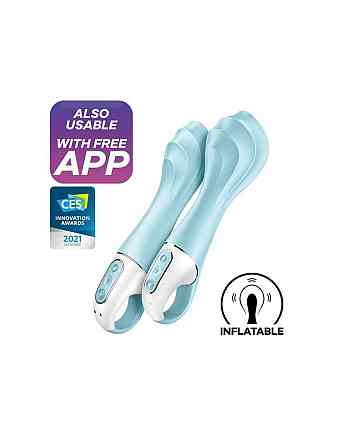 Смарт-вибратор точки G Satisfyer Air Pump Vibrator 5+, надувается Sex Aura Киев