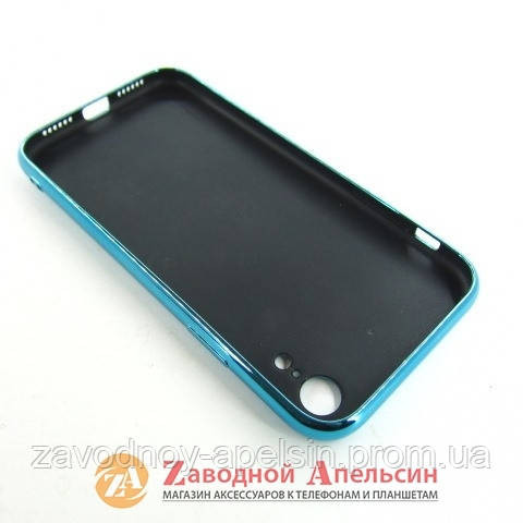 IPhone XR силіконовий чохол Electroplate blue Одеса - фото 2
