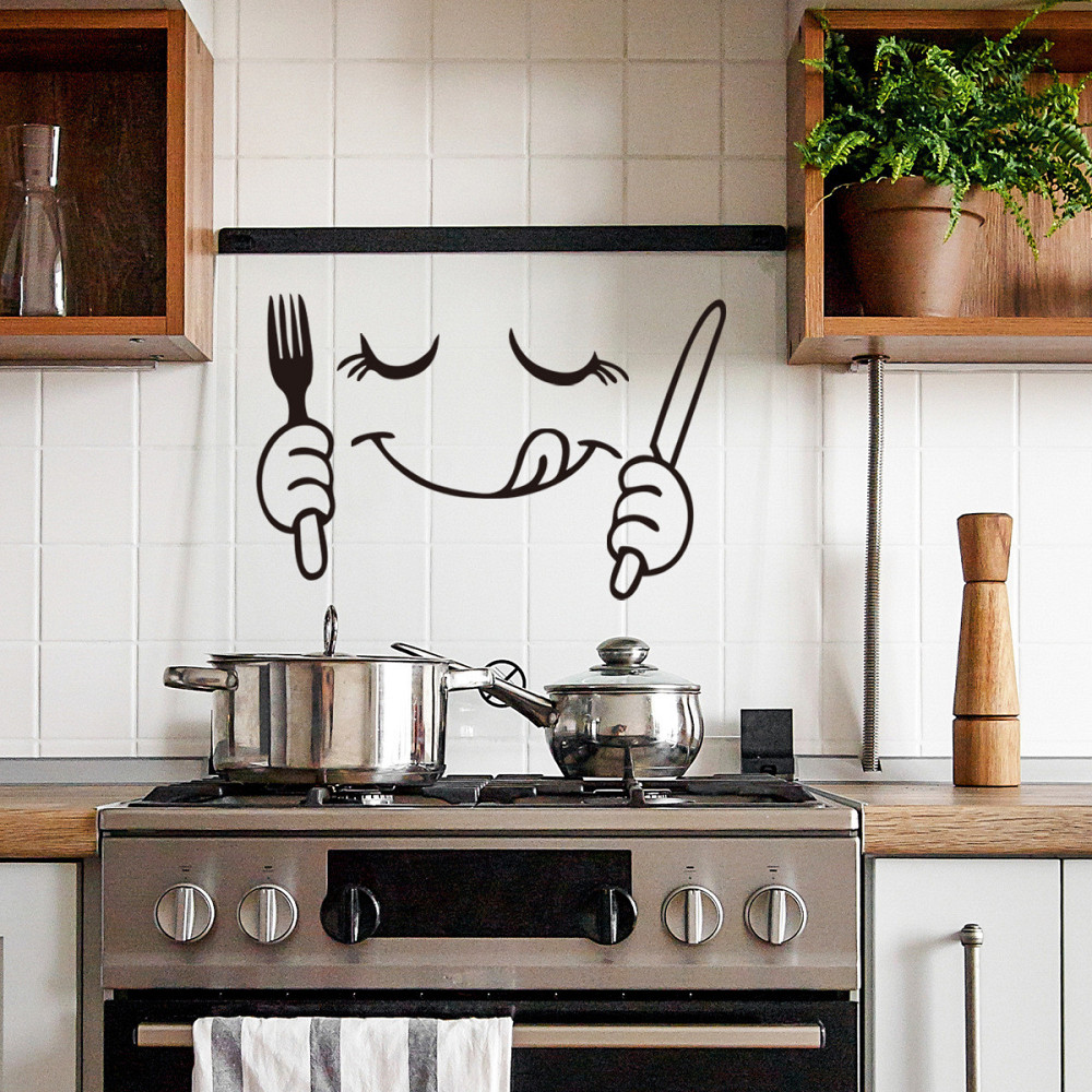 Наклейка на холодильник Смайлик 20 на 30 см черный Киев - изображение 10