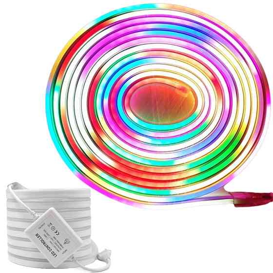 Неонова LED стрічка на 5 м,LED NEON multi with function,12V-220V SBR Київ