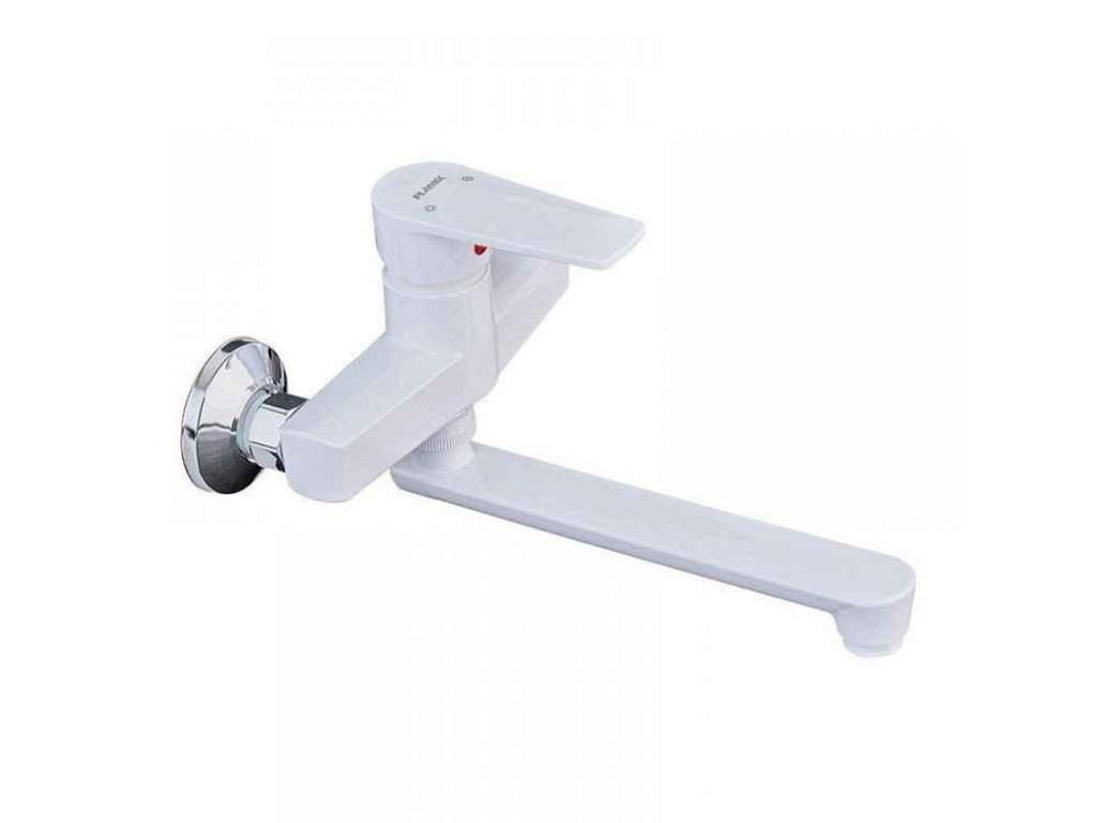 Змішувач на мийку білий OSCAR-005 WHITE ТМ PLAMIX Київ - фото 1
