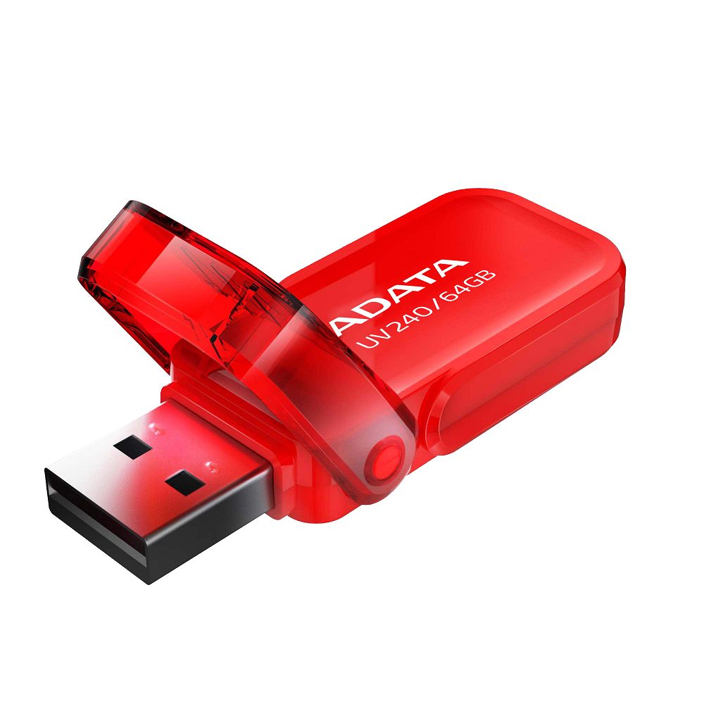 Флешка ADATA 64Гб USB 2.0 червона Київ - фото 3
