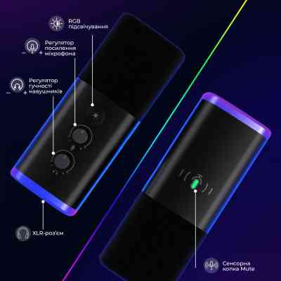 Микрофон Fifine AM8T USB Black (AM8T) Винница