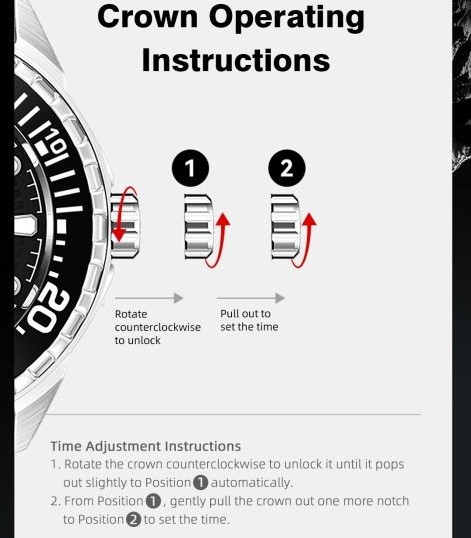 Годинник чоловічий наручний North Edge Triton 30 Bar (Сріблястий) Київ - фото 5