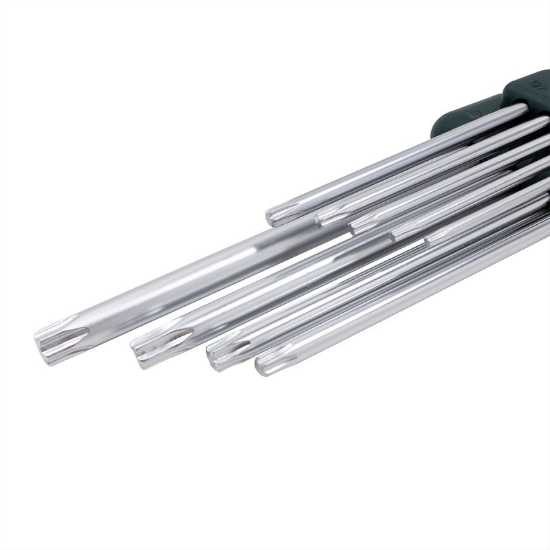 Набор ключей TORX Г-образных экстра длинных, 9 предметов (Т10, Т15, Т20, Т25, Т27, Т30, Т40, Т45, Т50) в пластиковом держателе Одесса - изображение 6