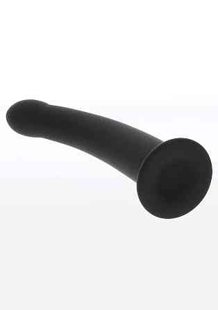 Фаллоимитатор страпон Taboom Strap-On Dong Medium черного цвета, 14 см х 3.3 см Sex Aura Киев