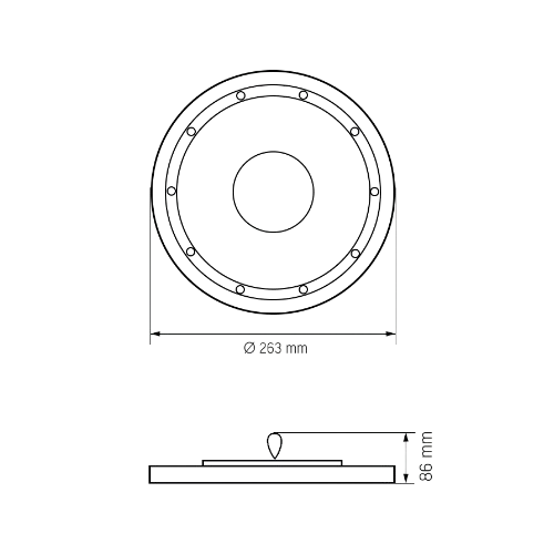 LED Світильник висотний 100W 5000К 12000Lm 220V чорний ХайБей VL-HBe03-1005B Videx Житомир - фото 8