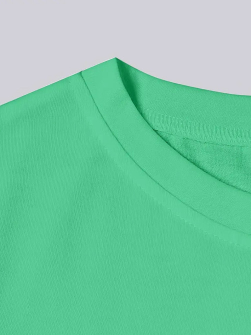 Жіноча футболка з написами М зелений Київ - фото 3