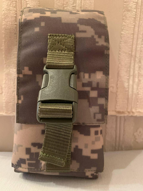 Підсумок під магазини АК подвійний закритий піксель, олива, сумка под магазины ак Днепр - изображение 1