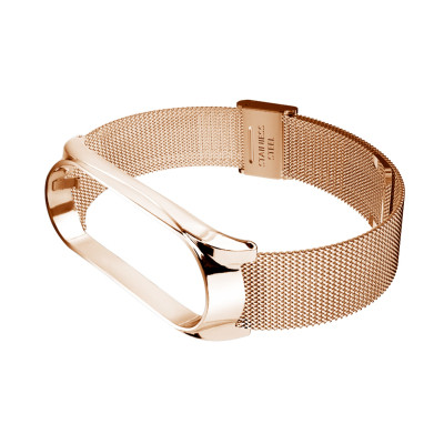 Ремінець до фітнес браслета BeCover Metal для Xiaomi Mi Smart Band 8 Rose Gold (709360) Вінниця - фото 6