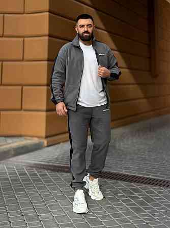 Мужской костюм на змейке M-L, Графит Одесса