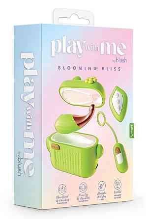Мини-вибраторы в зарядном кейсе Blush Play with Me с пультом, зеленые Sex Aura Киев
