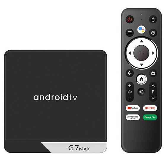 Смарт ТВ приставка G7 Max 4/32 Гб Android TV 11 Smart Box Андроїд ТВ бокс Київ