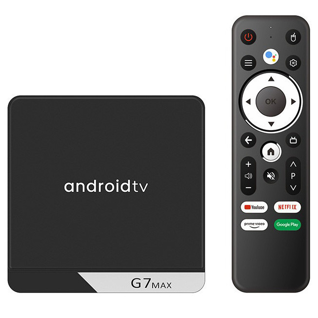 Смарт ТВ приставка G7 Max 4/32 Гб Android TV 11 Smart Box Андроїд ТВ бокс Київ - фото 1