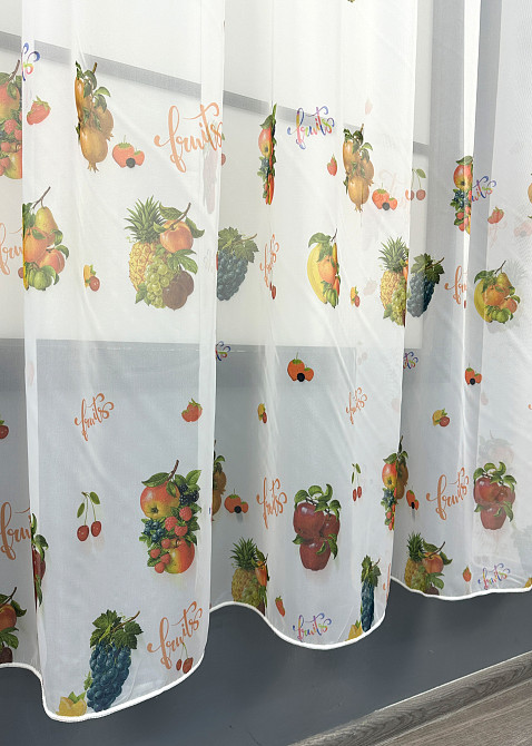 Кухонная арка VR-Textil № 1755т шифон разноцветный 300х170 см (53-0055) Киев - изображение 5