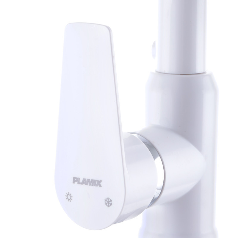 Змішувач для кухні Plamix Mario-017 White    ( PM0608 ) 30094 Харків - фото 3