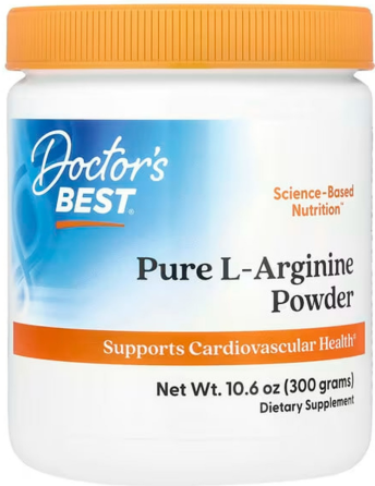 Аргінін амінокислота Doctors Best L-Arginine 300 г без смаку Київ