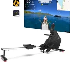 Гребной тренажер Domyos Wioślarz Stacjonarny 500B Z Połączeniem I Samozasilający 4367777 Киев - изображение 1