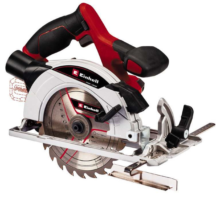 Пила циркулярная аккумуляторная Einhell TE-CS 18/165-1 Li-Solo (4331207) Киев - изображение 2