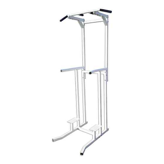 Турник + брусья 2 в 1 с упорами для ног 40х40 мм KZ-121 Спортивные стенки и турники для дома разборная Киев