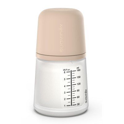 Пляшечка для годування Suavinex Zero. Zero Beige 180 мл, повільний потік (308413) Вінниця - фото 2