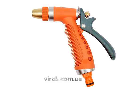 Зрошувач-пістолет 3-режимний FLO до шлангу 1/2", TRP-пластик + цинк [12/48] Одеса