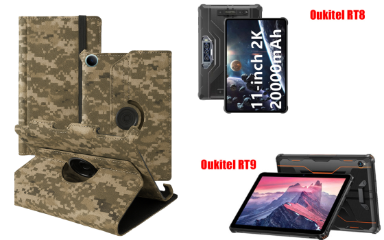Чехол Spinner360 для планшета Oukitel RT7 Titan 4G, RT7 Titan 5G, цвет Xaki Киев