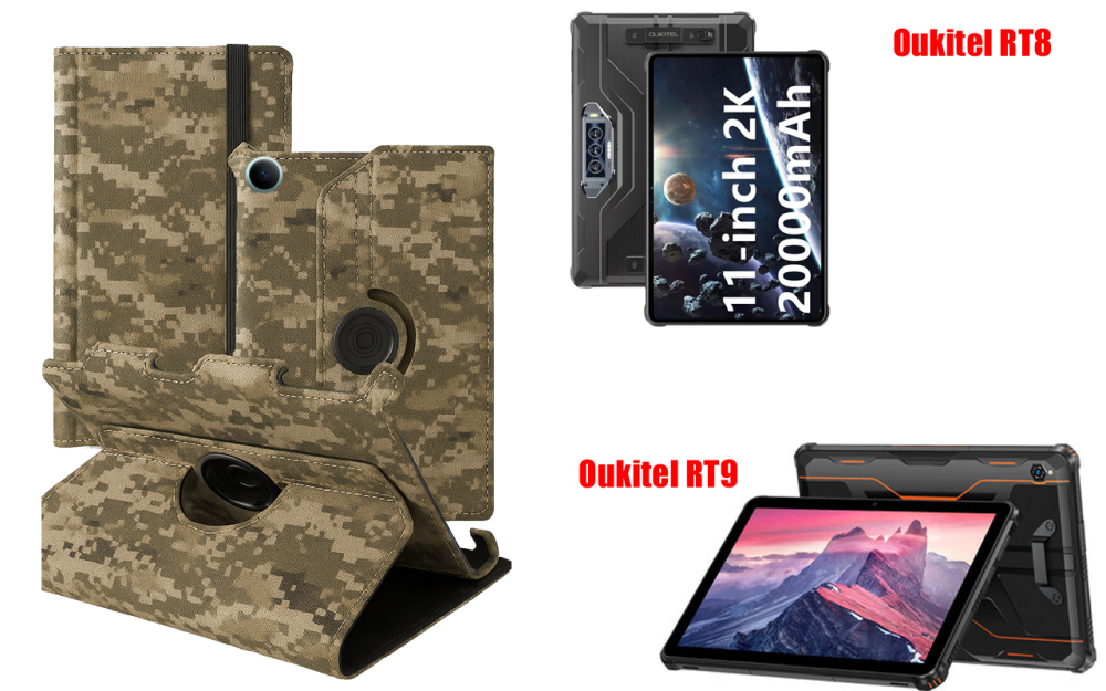 Чехол Spinner360 для планшета Oukitel RT7 Titan 4G, RT7 Titan 5G, цвет Xaki Киев - изображение 1